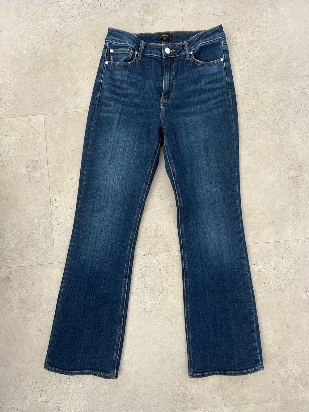 Quince Women’s Bella Kick Flare Dark Blue Jeans 29